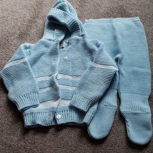 Royal knitswear Boys sweater set 6-9 months